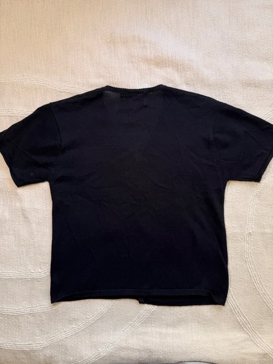 jonathan martin Black Floral Embroidered Button Cardigan - Picture 5 of 5